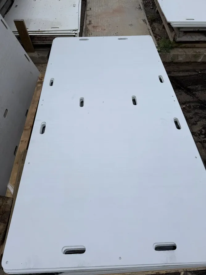 GPM ground protection mat close-up showing surface and carry handles
