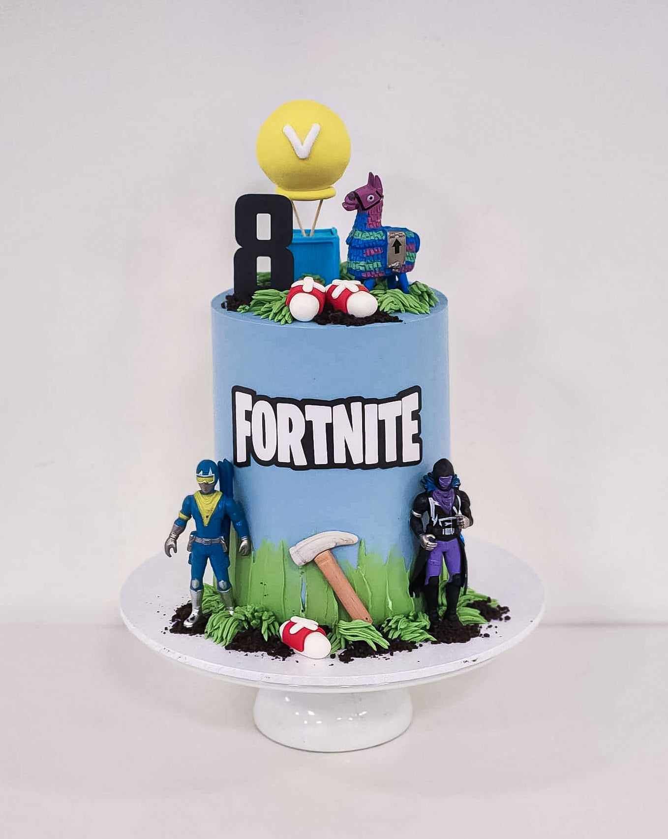 Foortnite themed kids birthday cake on the Gold Coast