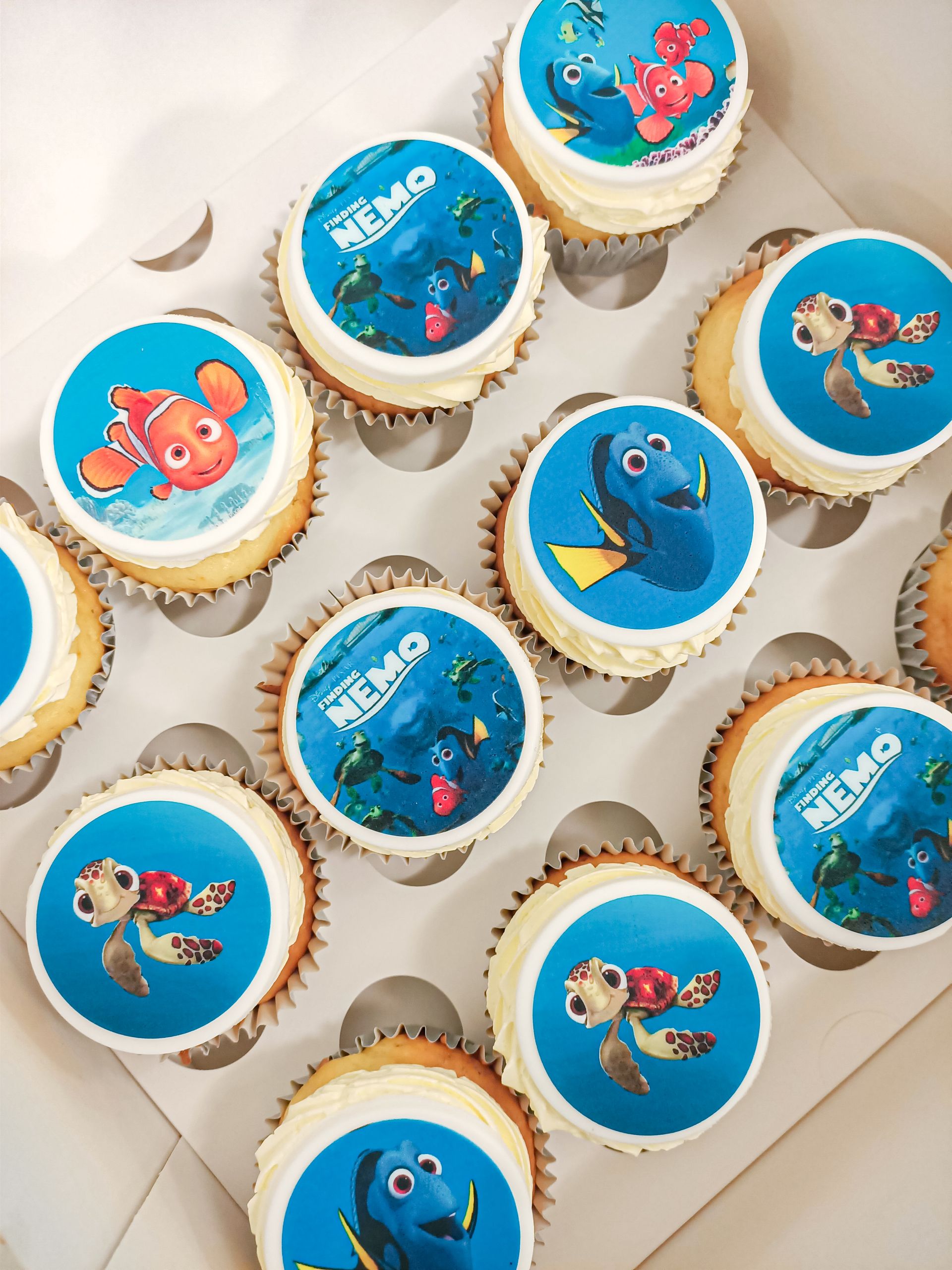 Finding Nemo cupcakes, Gold Coast