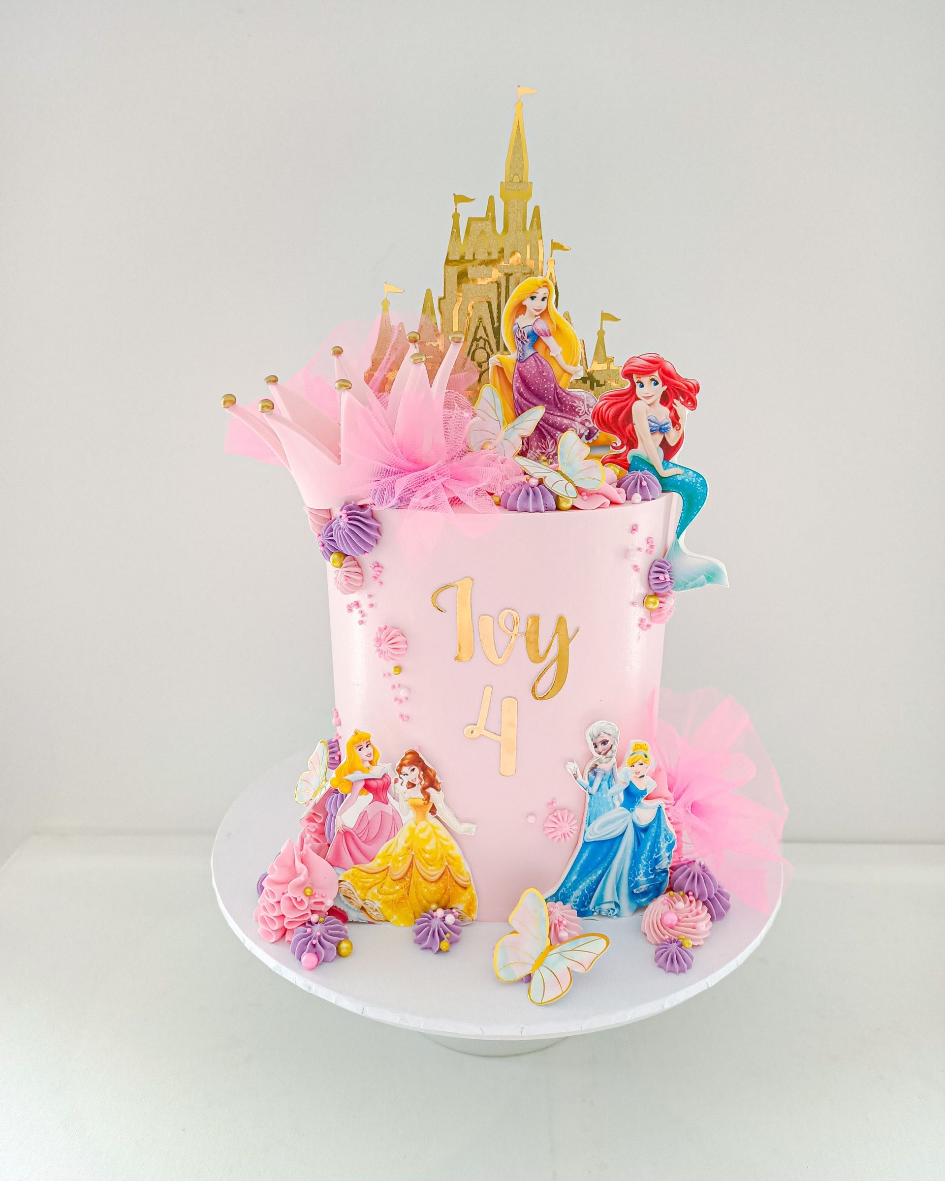 Disney Princess cake for girls birthday Gold Coast