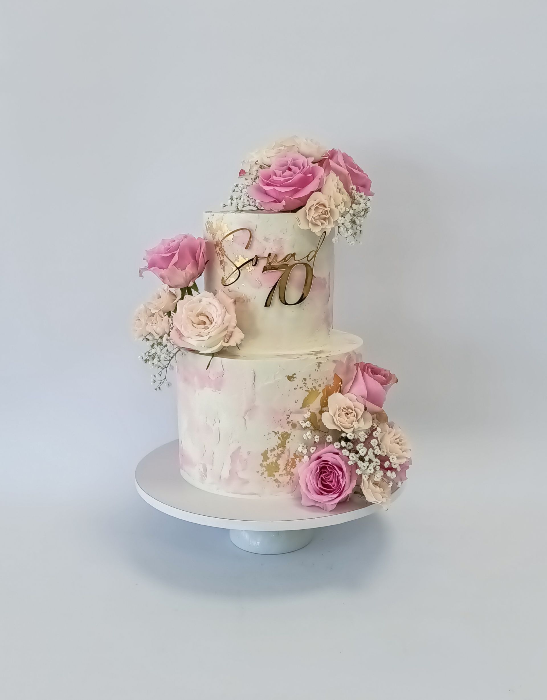Floral cake wedding, Gold Coast