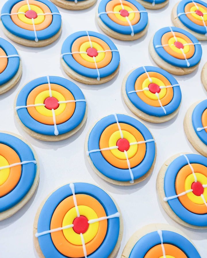 Nerf gun cookies