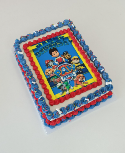 Paw Patrol sheet cake for a kids birthday party, buy online, Gold Coast