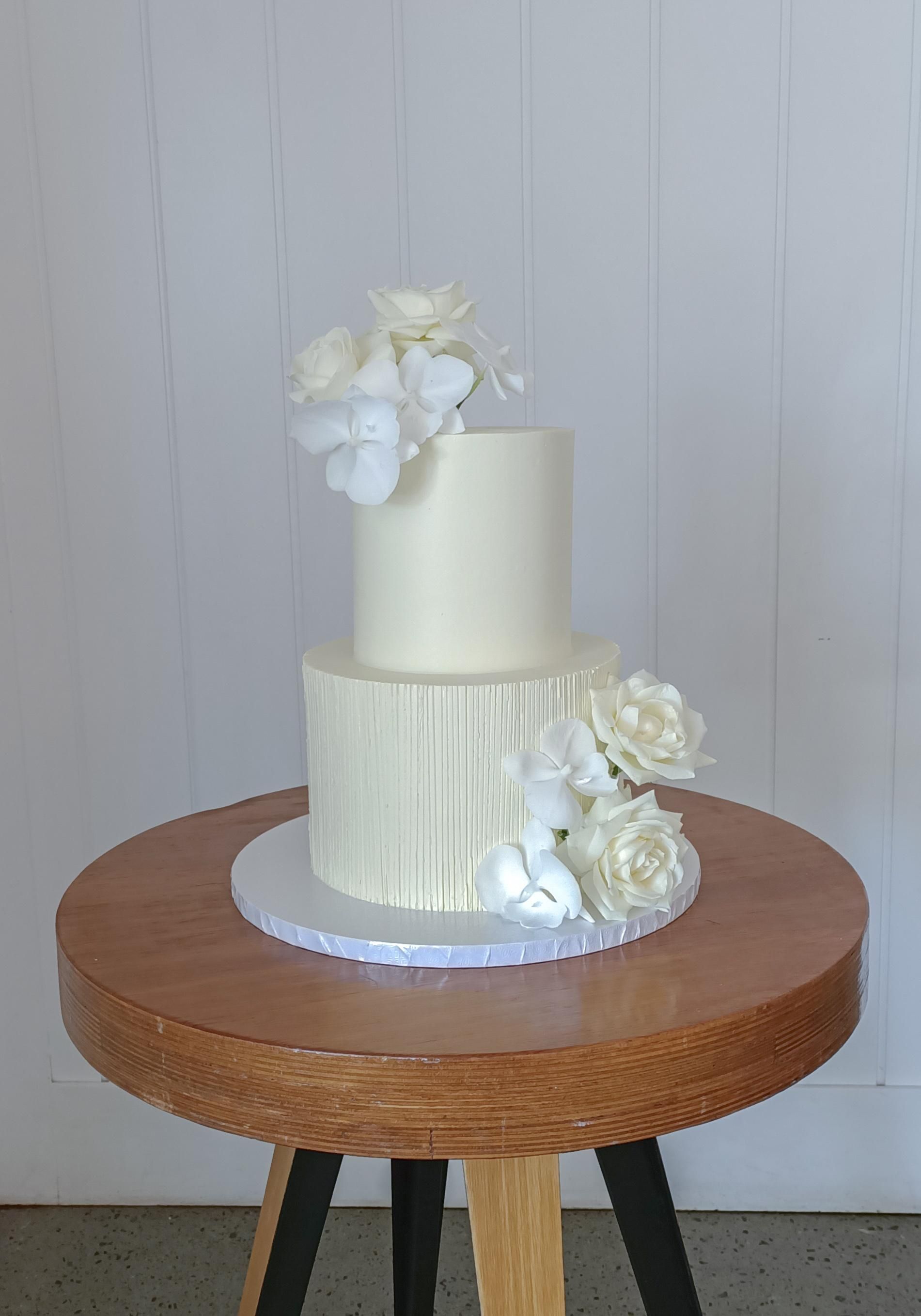 Raspberry wedding cake Gold Coast