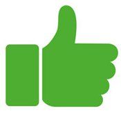 Green thumbs-up icon