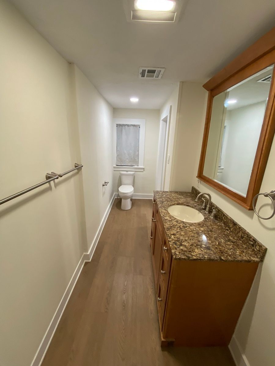 small bathroom remodel in Western MA after photo