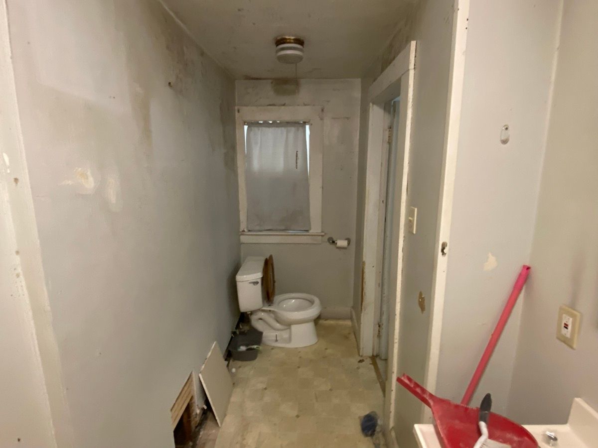 small bathroom remodel in western ma before