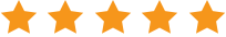 A row of orange stars on a white background.