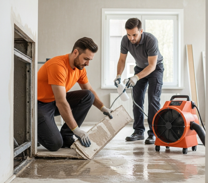 Water damage repair and home reconstruction in Mesa, Arizona by RCS Builders