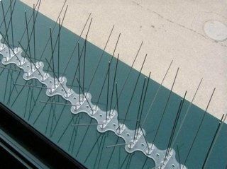 posizionamento dissuasori metallici