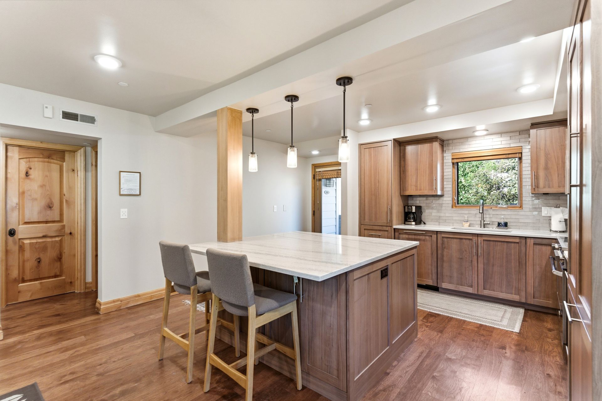 Quartz Countertops and Custom Cabinetry - Park City Condo Renovation