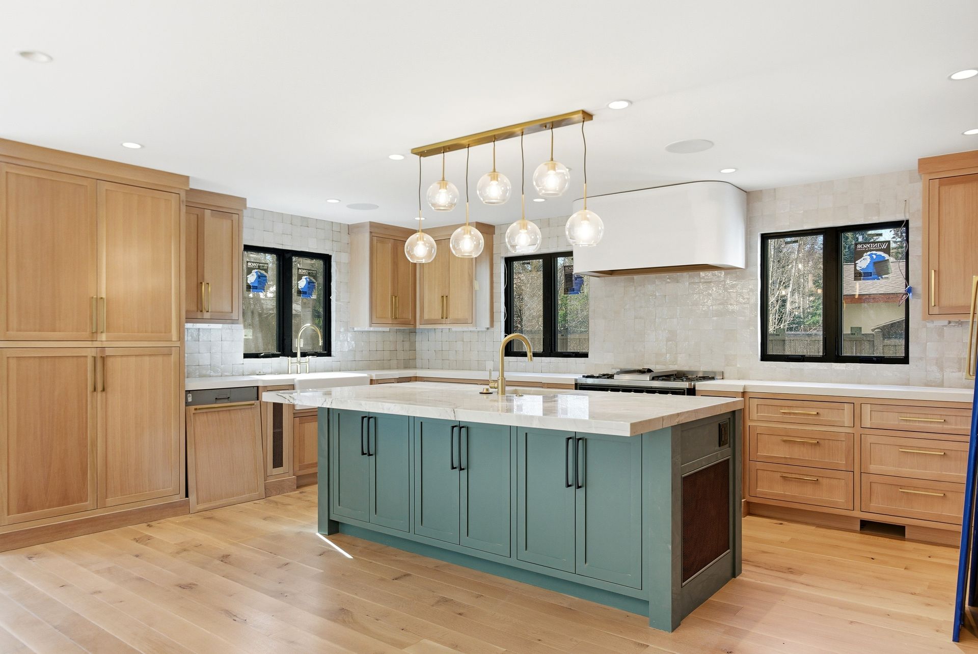 Beautifully remodeled kitchen in the Silver Springs neighborhood home at 5272 Heather Lane, Park City.