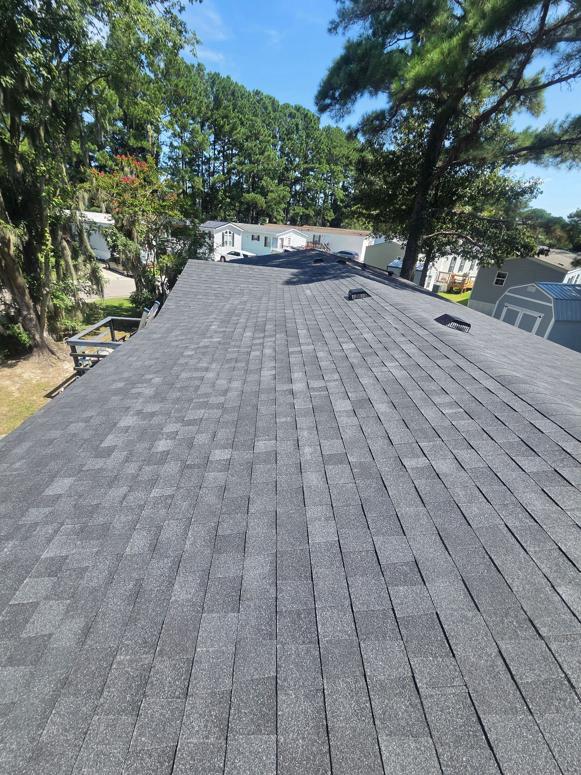 FORTIFIED roofing near you on a coastal home built to resist hurricane wind and wind-driven rain