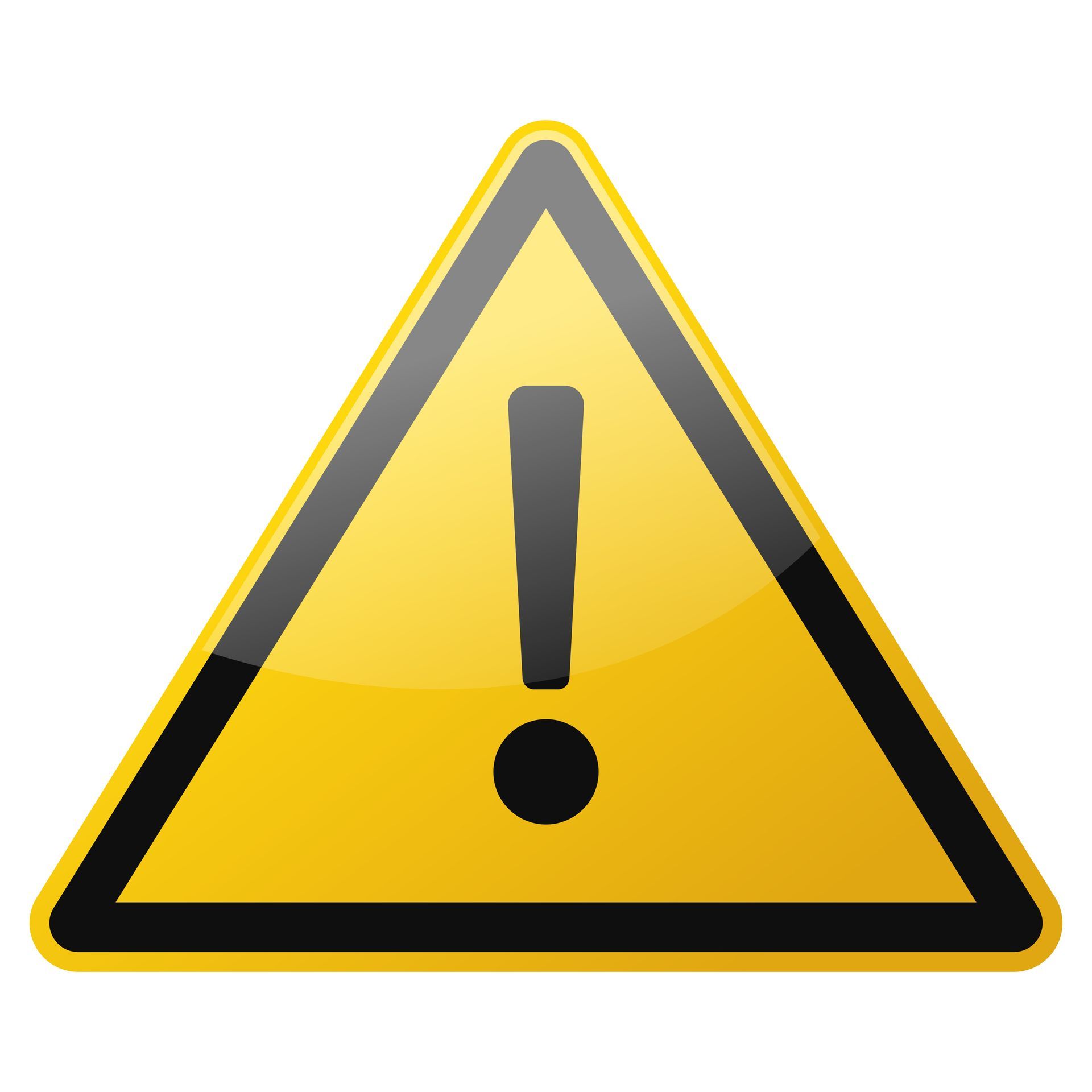 Warning sign.