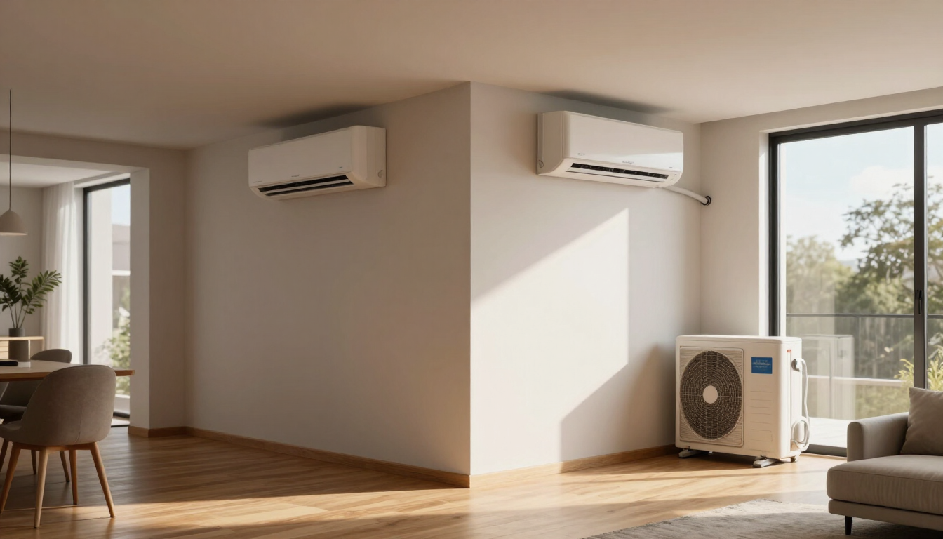 Sistema multisplit para climatizar varios ambientes