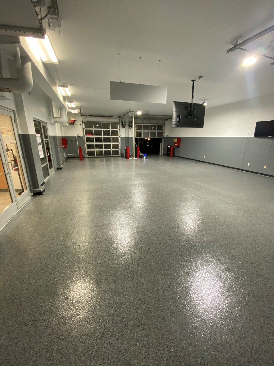 Completed Gray Flooring — in Charleston, SC — Lowcountry Surface Coatings