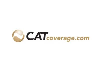 CATcoverage.com logo with gold and black text on a white background
