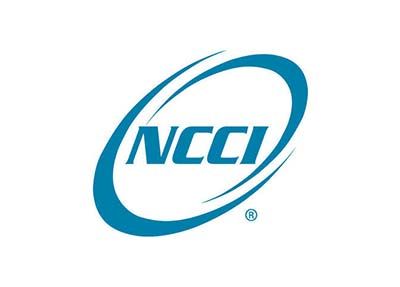 NCCI logo in blue italic letters with an oval swoosh on a white background