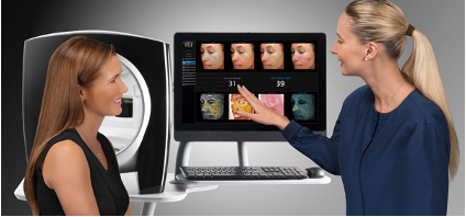 example patient consultation Visia® skin analysis system