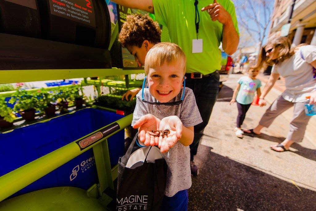 student at science festival