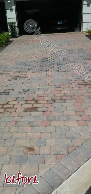 Before paver sealing
