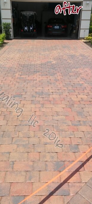 after paver sealing
