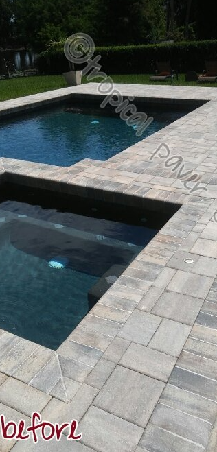 Before paver sealing