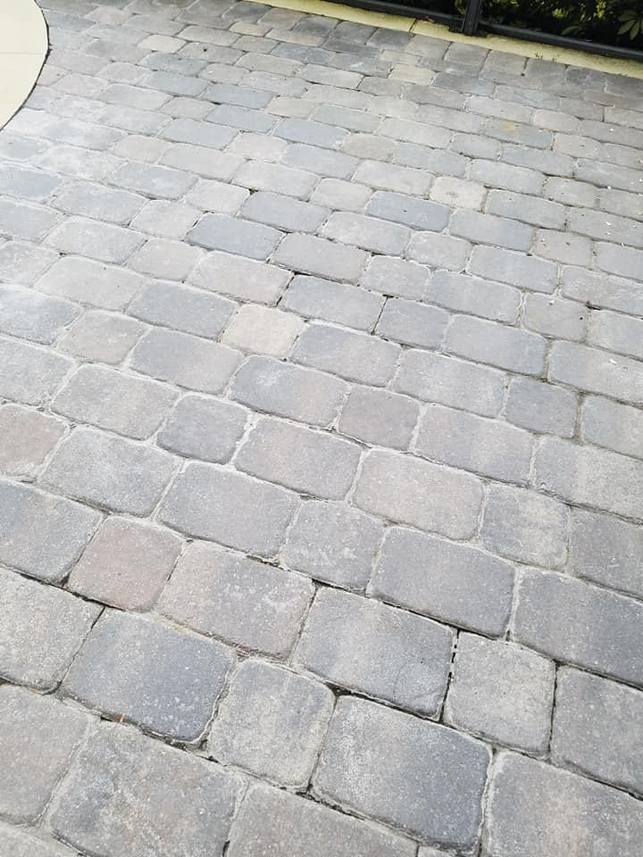Before paver sealing