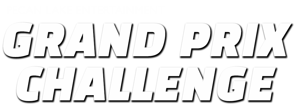 “Grand Prix Challenge” title in bold white italic text on a gray background