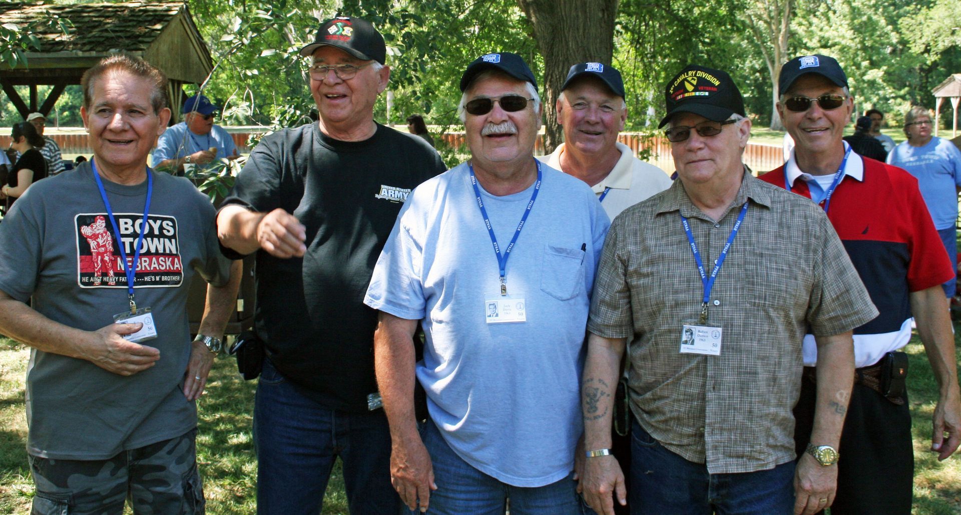 Member of the Class of 1963 at their 50th reunion.
