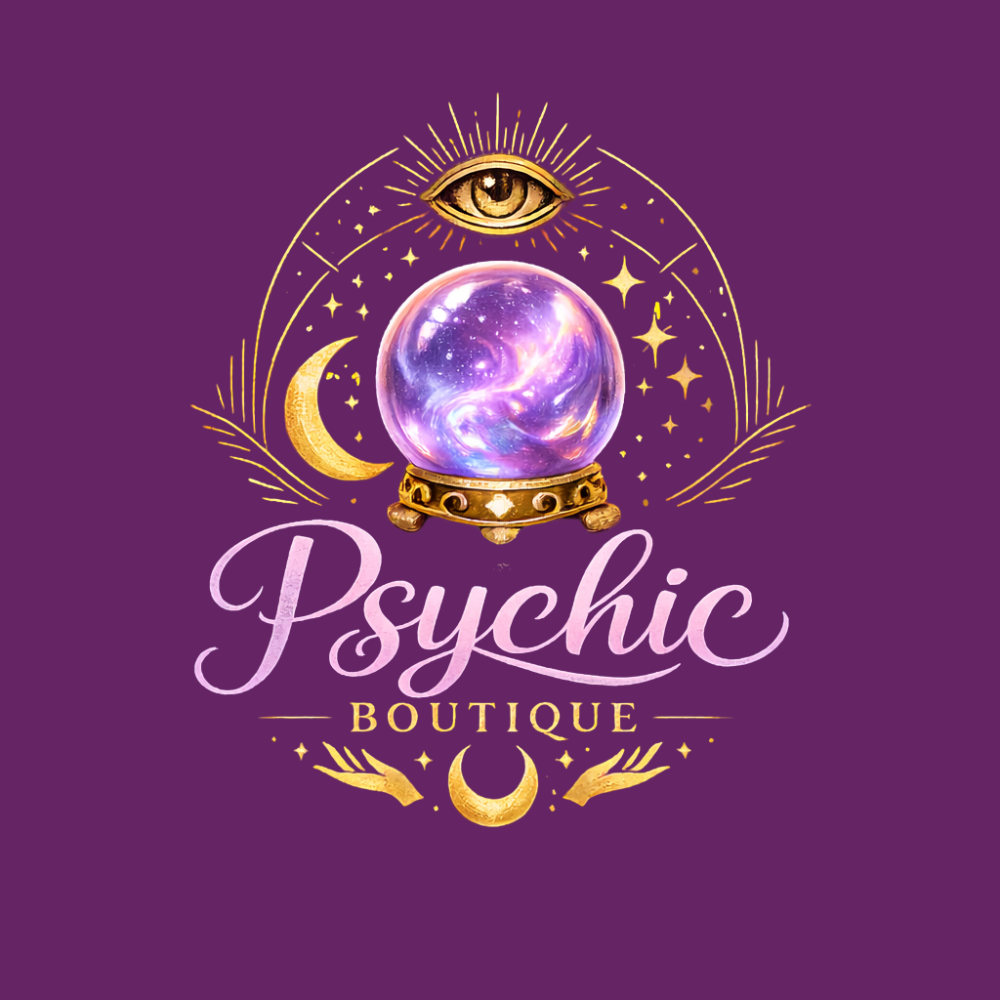 A purple logo for 
