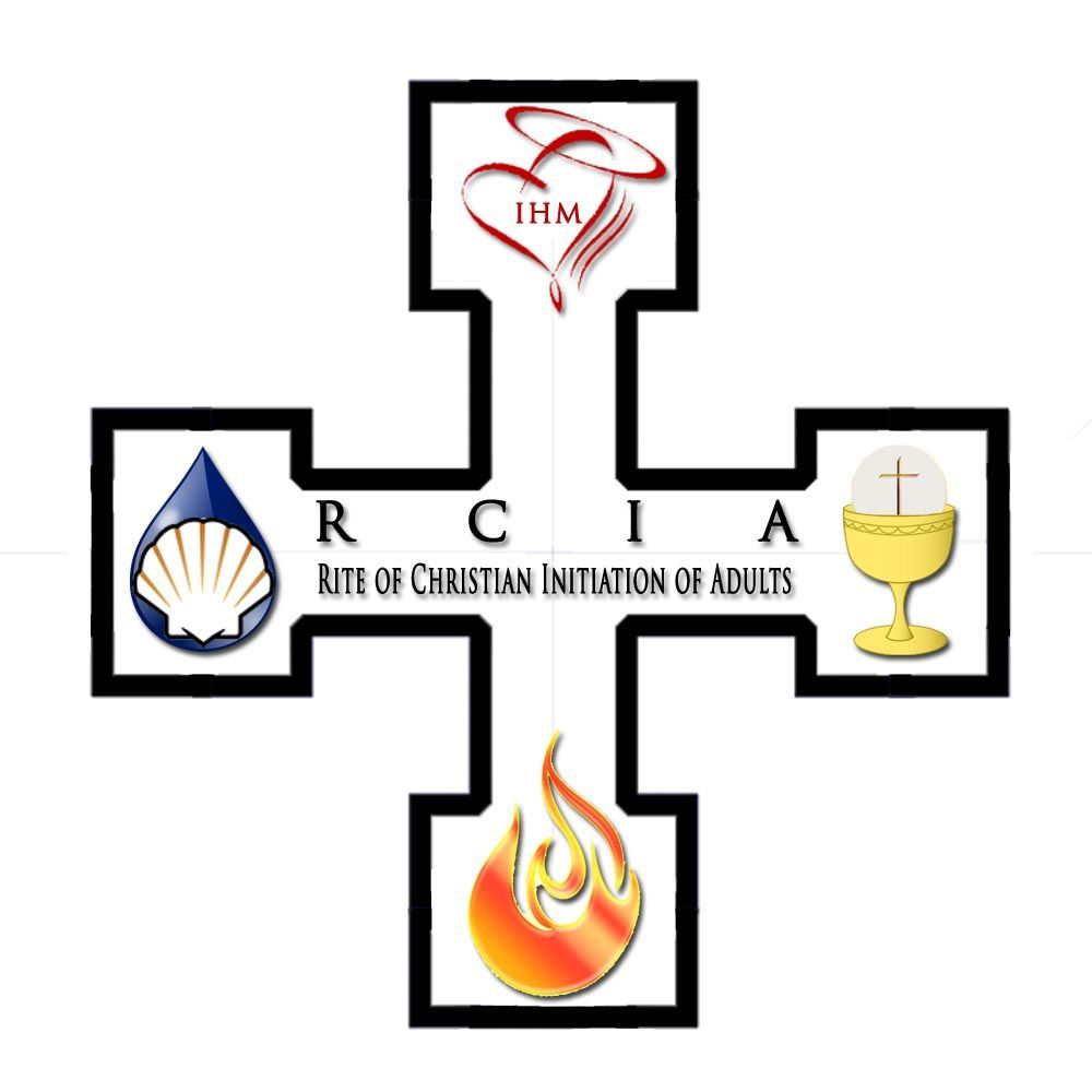 The logo for the rite of christian initiation of adults