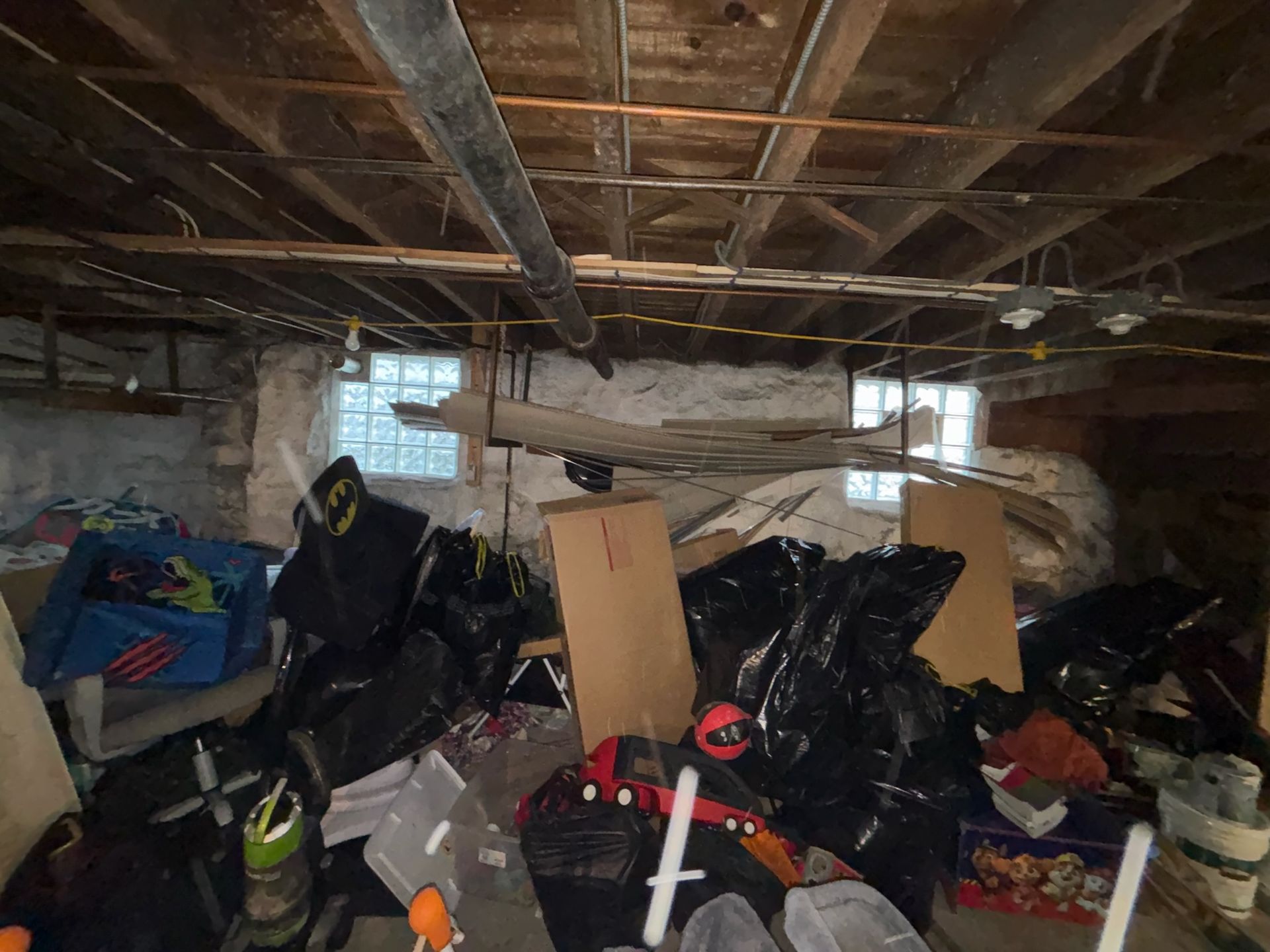 Cleared residential room ready for final pickup