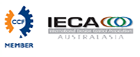 Two logos for a company called ieca australia