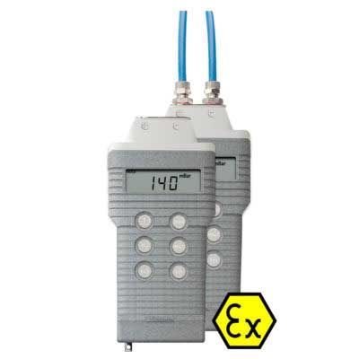 The Comark C9501/IS Intrinsically Safe Pressure Meter 0-to-±140mbar / Intrinsically Safe Manometer 0-to-±140mbar combines high accuracy with speed of response and is ATEX compliant and designed for use in areas where explosive or flammable substances are stored or processed.