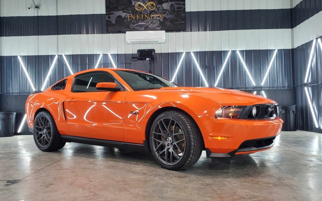 ceramic coating orange car