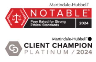 Martindale hubbell notable client champion platinum 2024 Martindale hubbell notable client champion platinum 2024