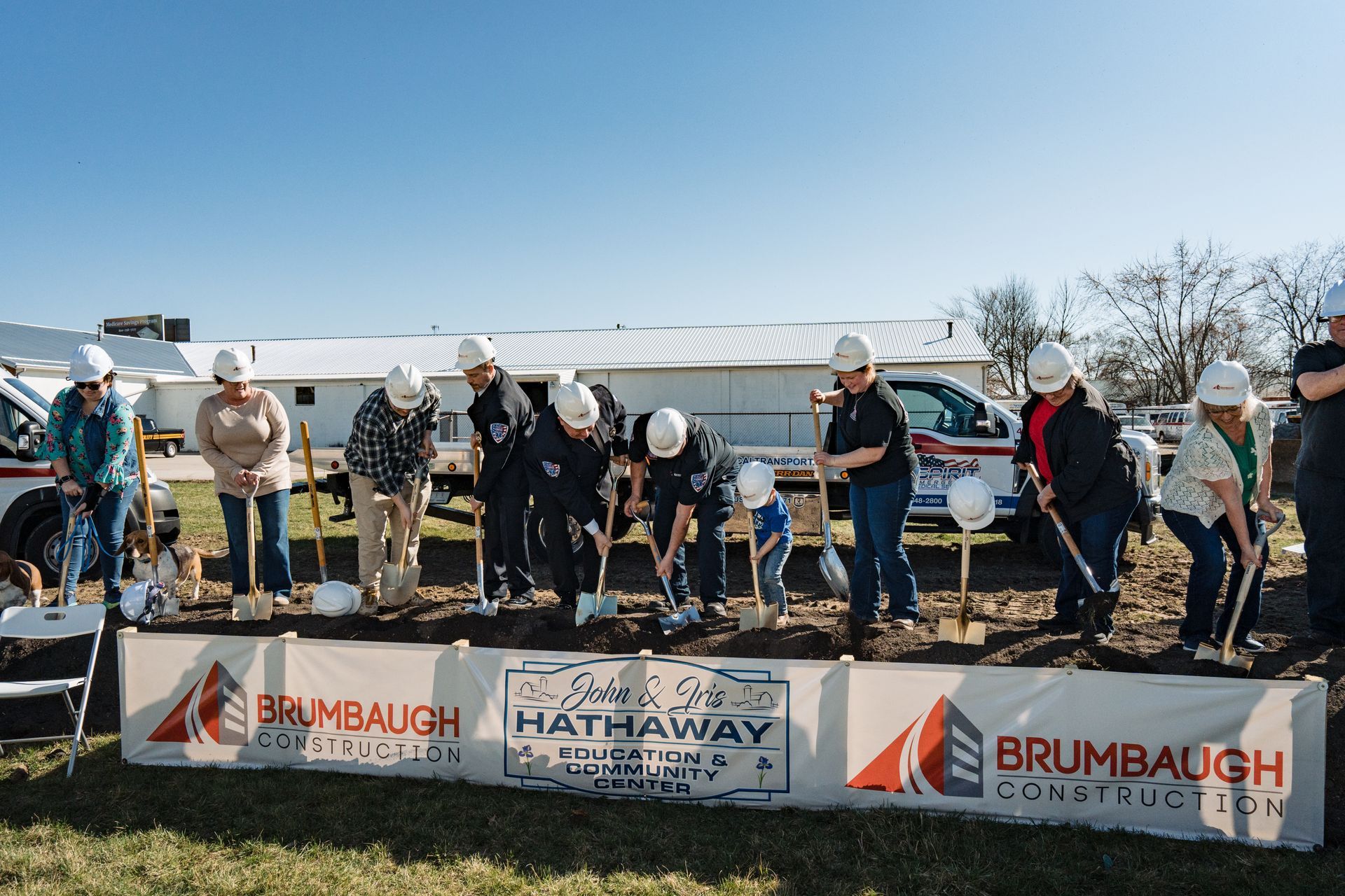 Groundbreaking and construction activity for Hathaway Event Center