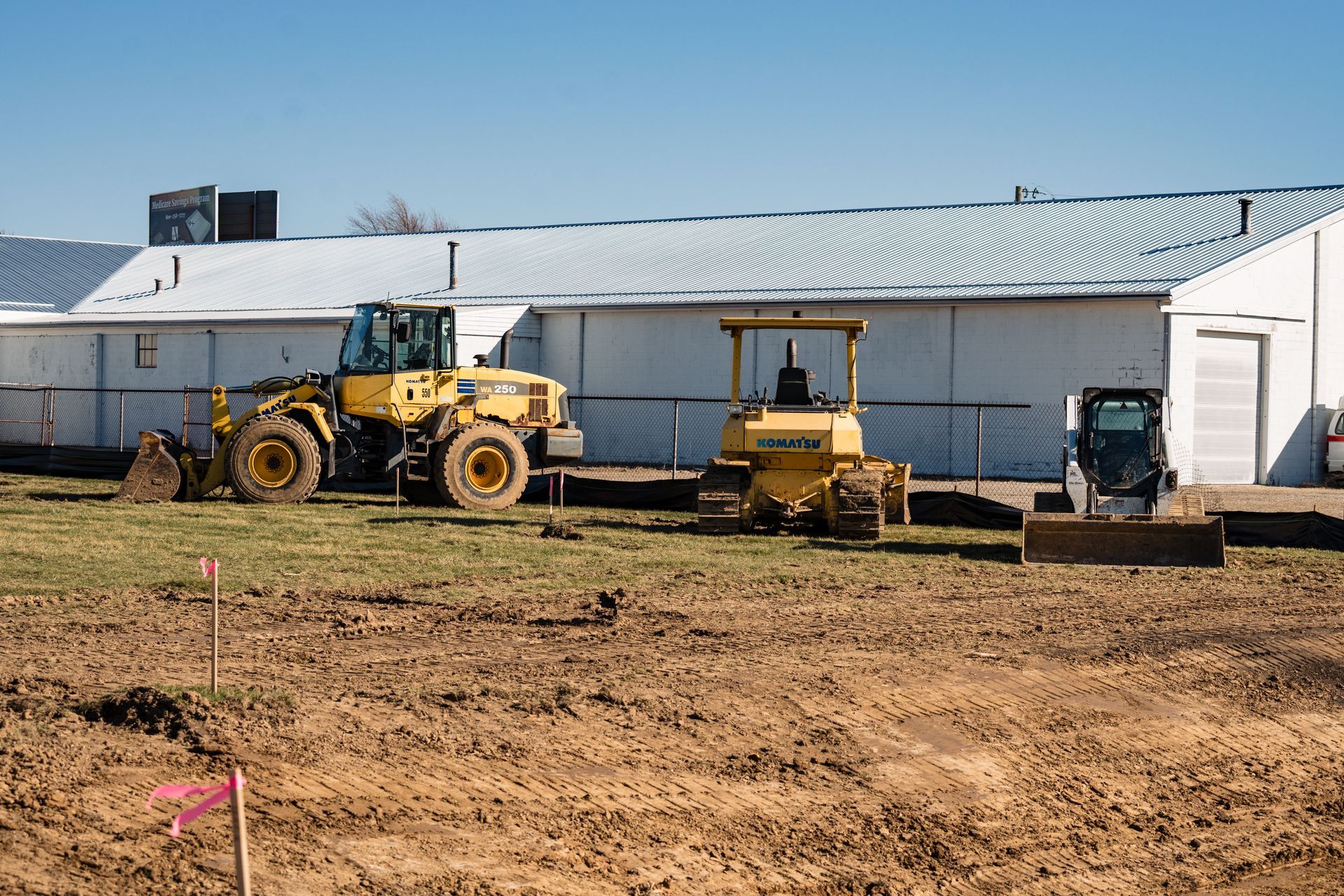 Construction progress at Hathaway Event Center in Greenville, Ohio