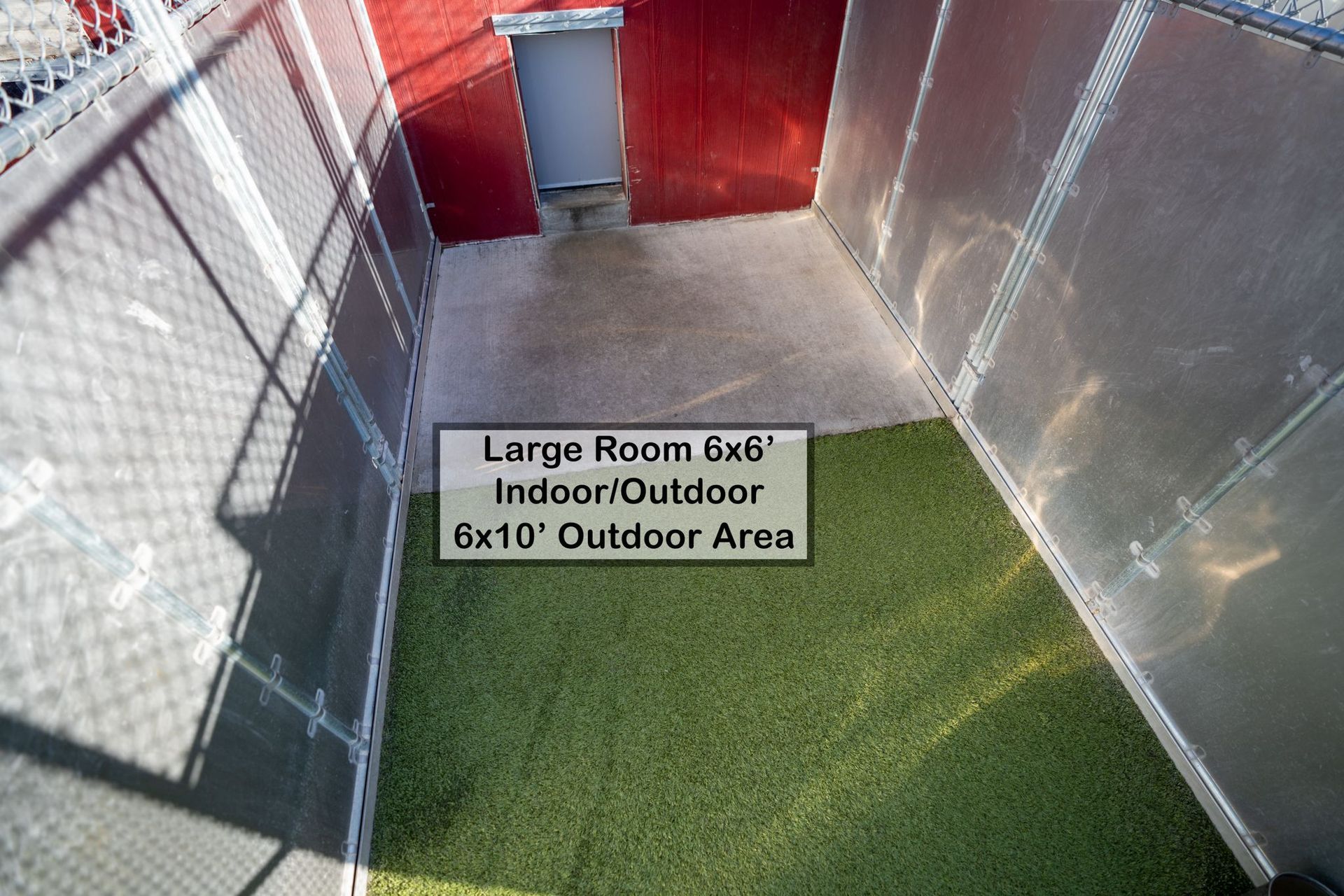 6x6 Outdoor Kennel
