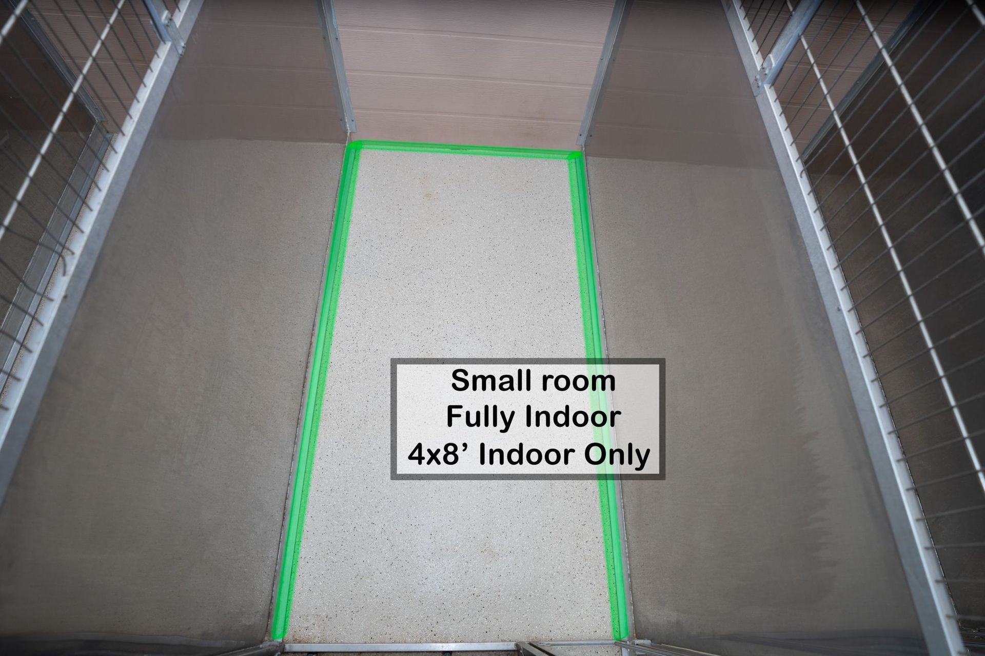 4x8 Indoor Kennel