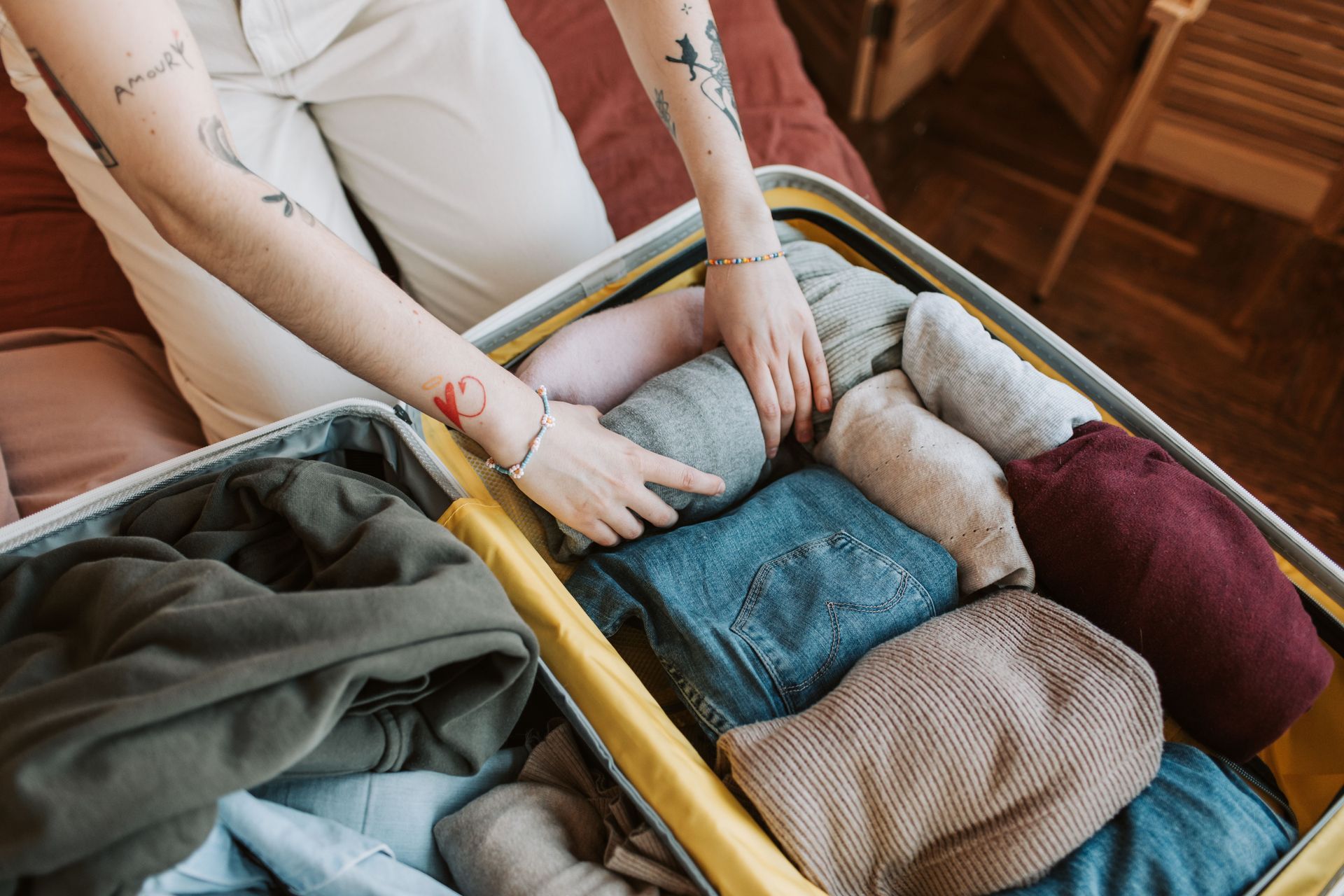 packing a bag