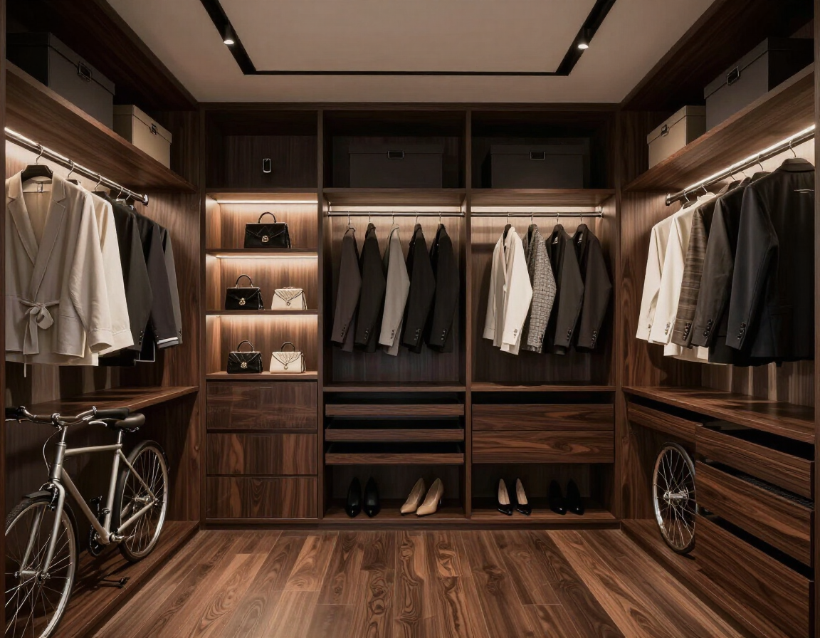 Vestidor y closet de lujo a medida