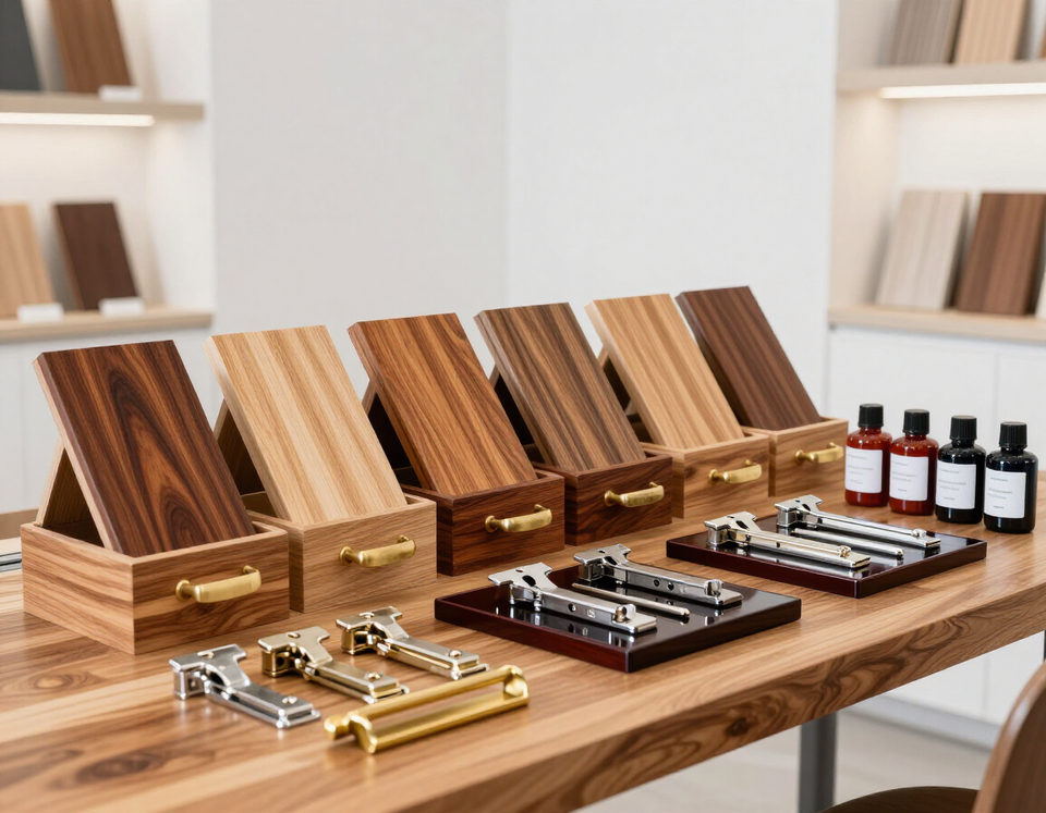 Muestras de materiales premium