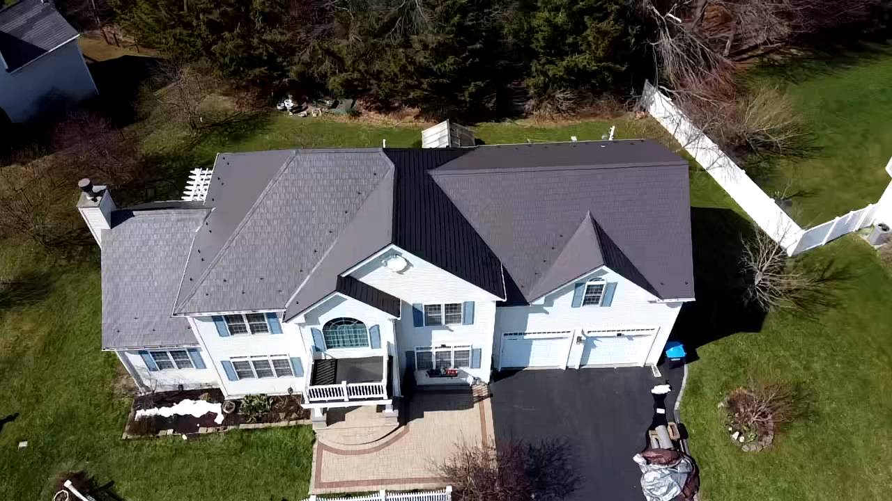 Tudor Brown Aluminum Roofing installation - Premium aluminum metal roofing for Los Angeles homes