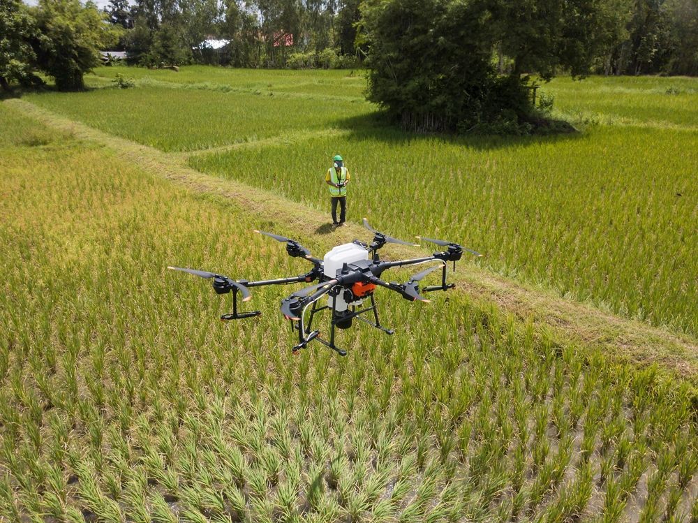 An Agricultural Drone Hovering in the Air — Environment Restoration Solutions in Waterview Heights, NSW