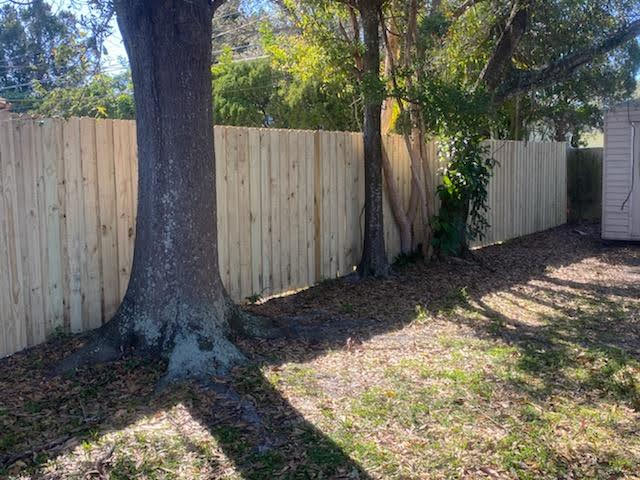 Wood Privacy fence