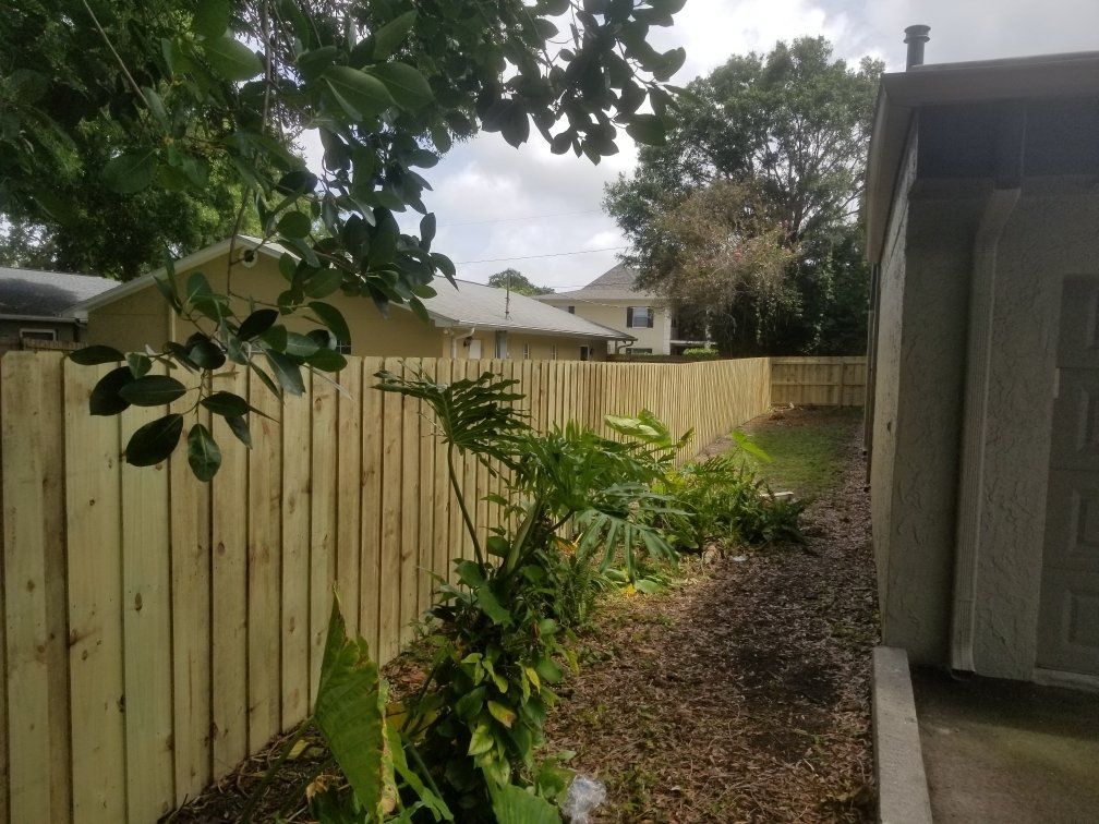 Wood Privacy fence