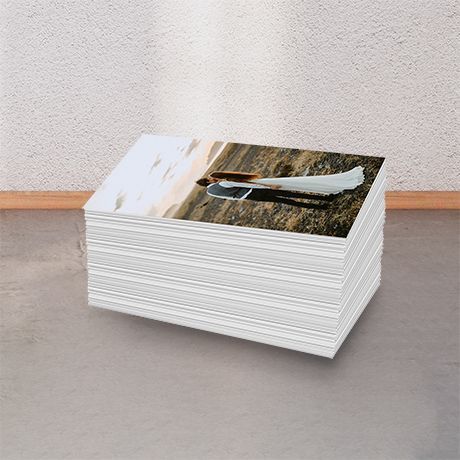 Stack of bulk photo prints