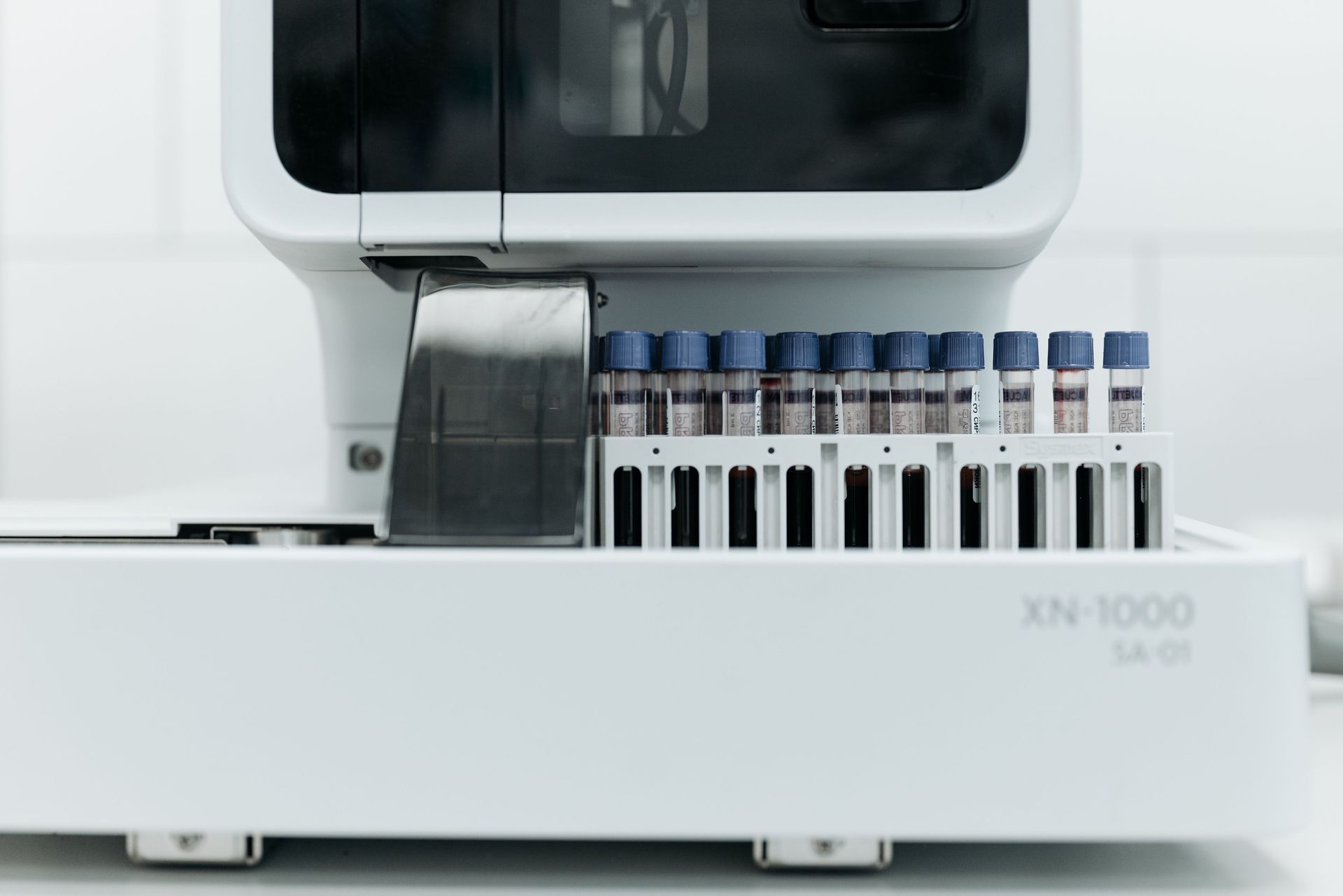A sample of blood vials for rapid std testing a Medcare Urgent Care